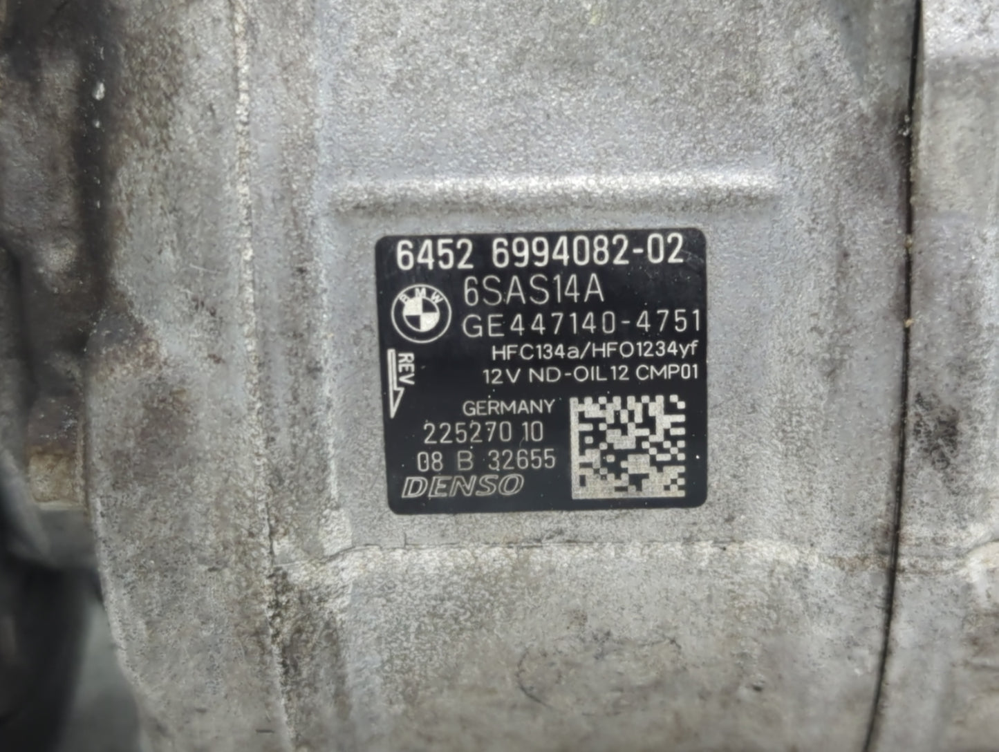 2018-2022 Bmw X3 Air Conditioning A/c Ac Compressor Oem - Oemusedautoparts1.com
