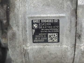 2018-2022 Bmw X3 Air Conditioning A/c Ac Compressor Oem