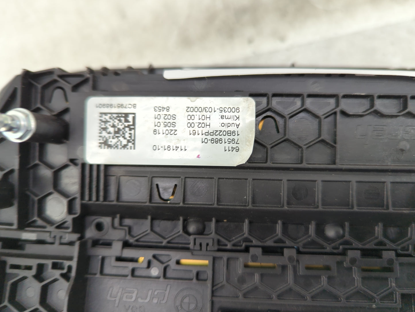 2018-2021 Bmw X3 Climate Control Module Temperature AC/Heater Replacement P/N:114191-10 7951986 Fits Fits 2018 2019 2020 202