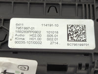 2019 Bmw X3 Climate Control Module Temperature AC/Heater Replacement P/N:7951997-01 6411, 114191-10, 18B283PP0902 Fits OEM U