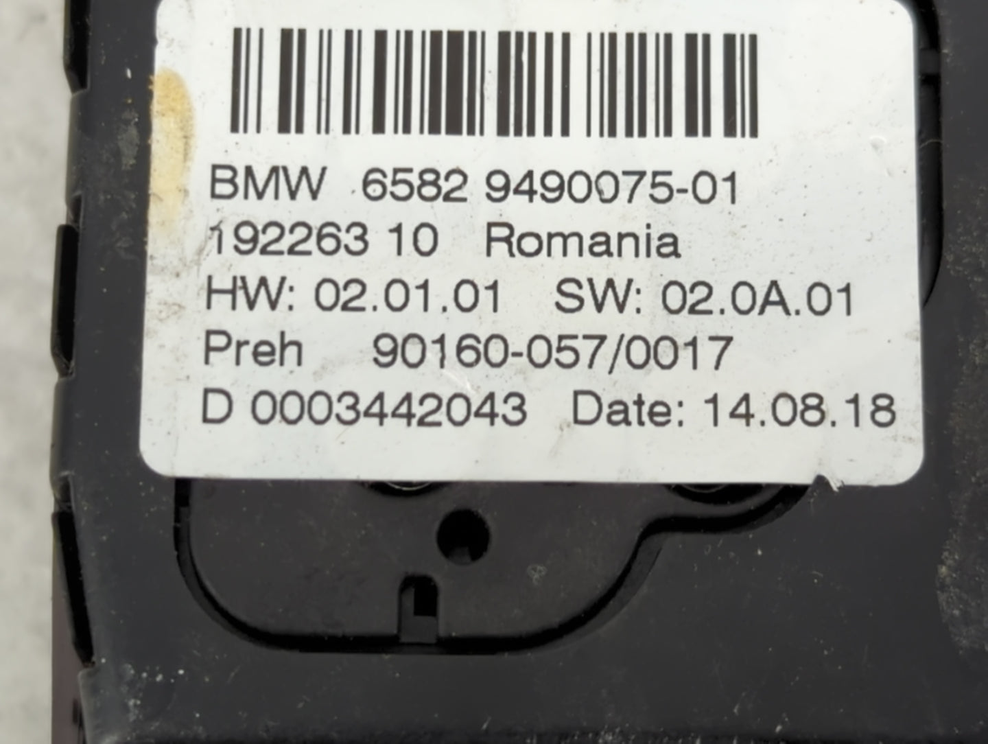 2019 Bmw X3 Radio AM FM Cd Player Receiver Replacement P/N:65829490075-01 90160-057/0017 Fits OEM Used Auto Parts - Oemuseda