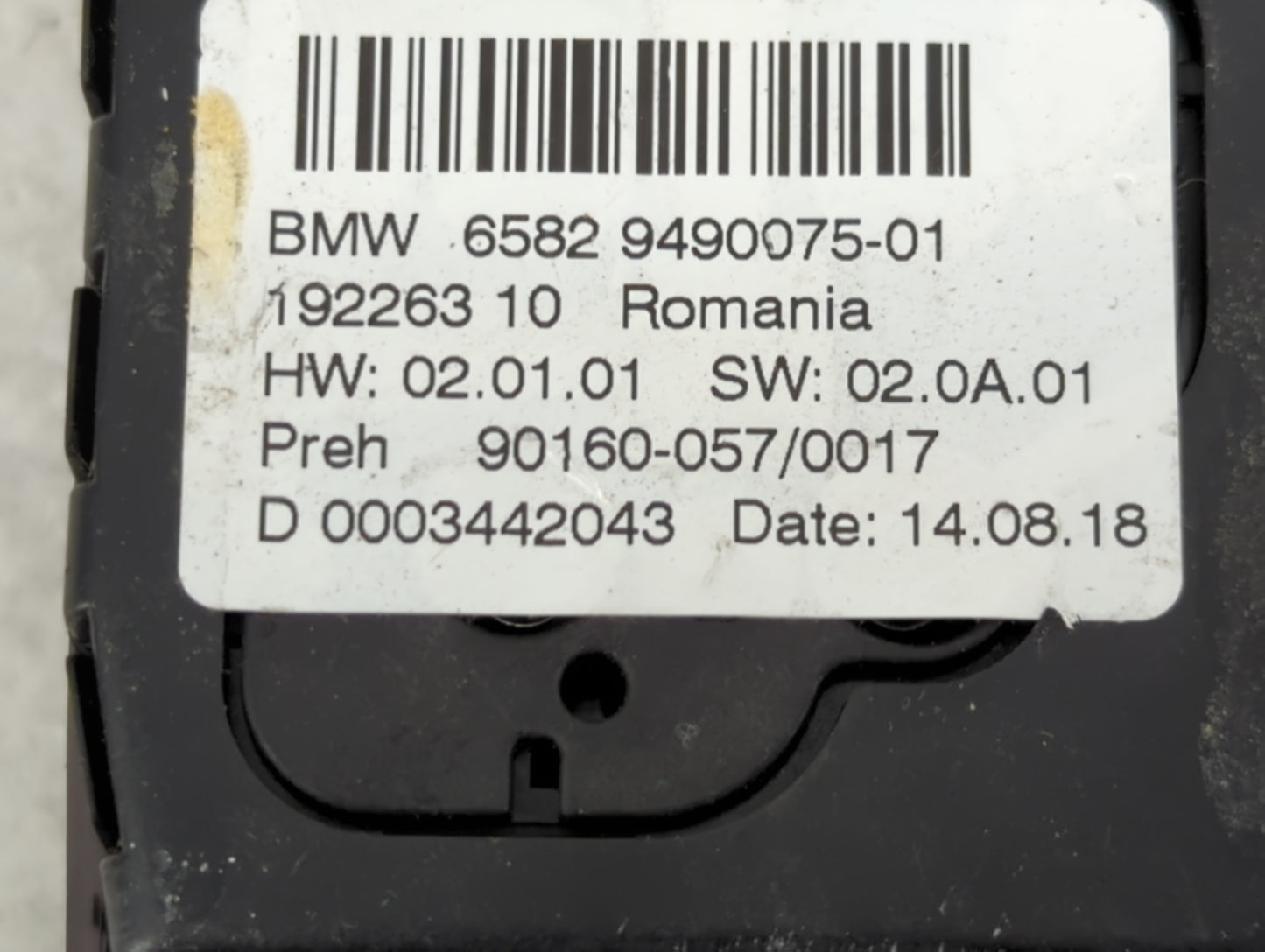 2019 Bmw X3 Radio AM FM Cd Player Receiver Replacement P/N:65829490075-01 90160-057/0017 Fits OEM Used Auto Parts - Oemuseda