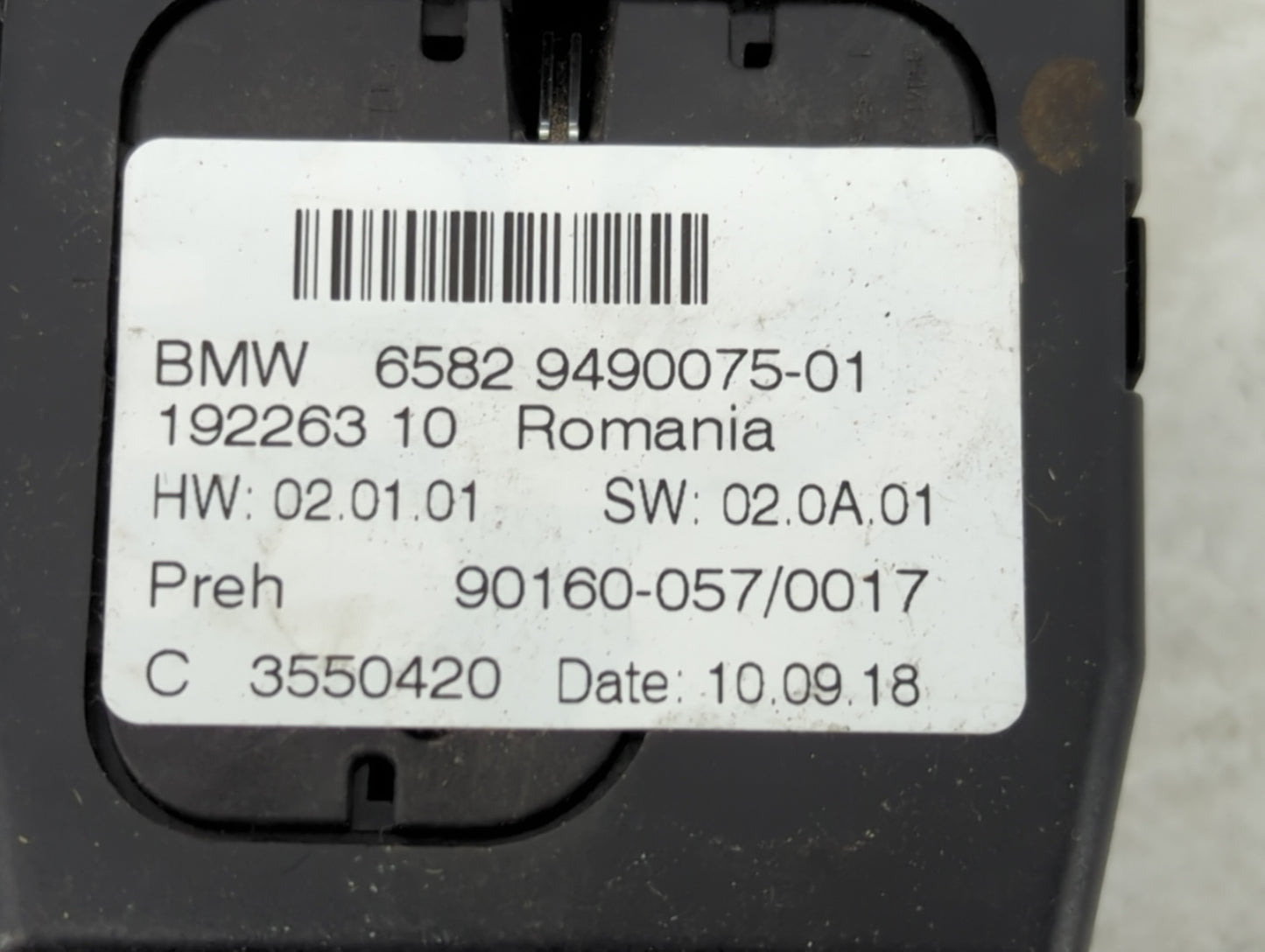 2019 Bmw X3 Radio AM FM Cd Player Receiver Replacement P/N:65829490075-01 90160-057/0017 Fits OEM Used Auto Parts - Oemuseda