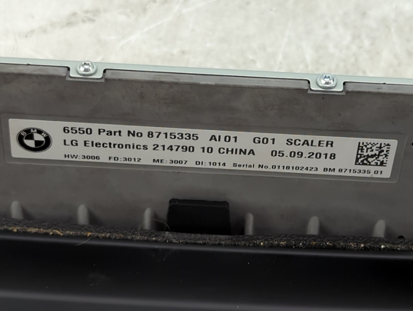 2019-2021 Bmw X3 Information Display Screen - Oemusedautoparts1.com