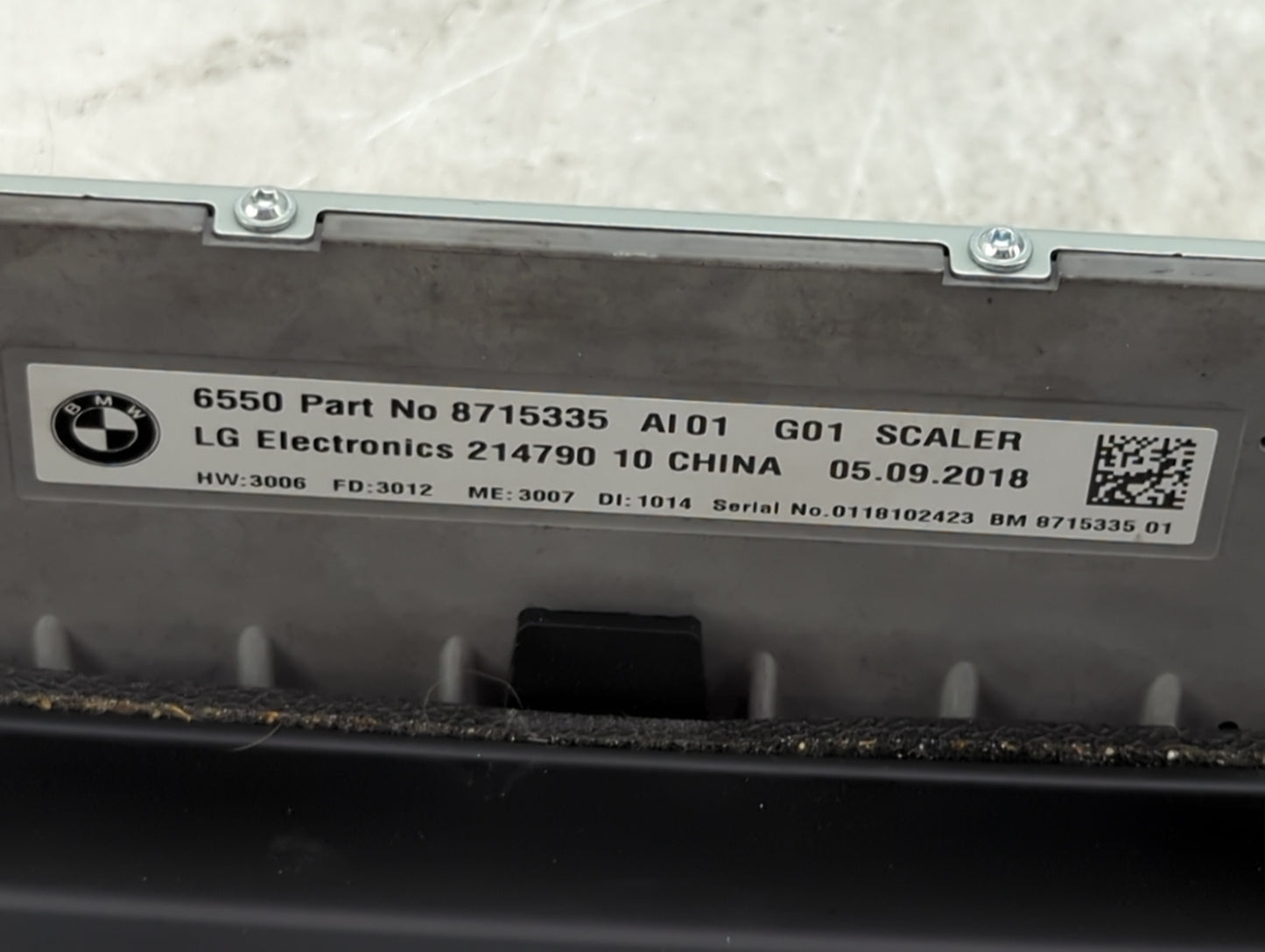 2019-2021 Bmw X3 Information Display Screen - Oemusedautoparts1.com
