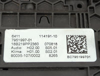 2018-2021 Bmw X3 Climate Control Module Temperature AC/Heater Replacement Fits Fits 2018 2019 2020 2021 OEM Used Auto Parts 