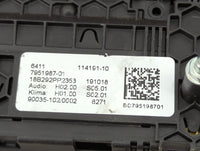 2018-2021 Bmw X3 Climate Control Module Temperature AC/Heater Replacement P/N:114191-10 Fits Fits 2018 2019 2020 2021 OEM Us