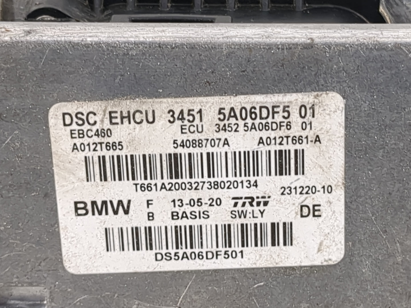 2018-2021 Bmw X3 ABS Pump Control Module Replacement P/N:6895450 01 Fits Fits 2016 2017 2018 2019 2020 2021 OEM Used Auto Pa
