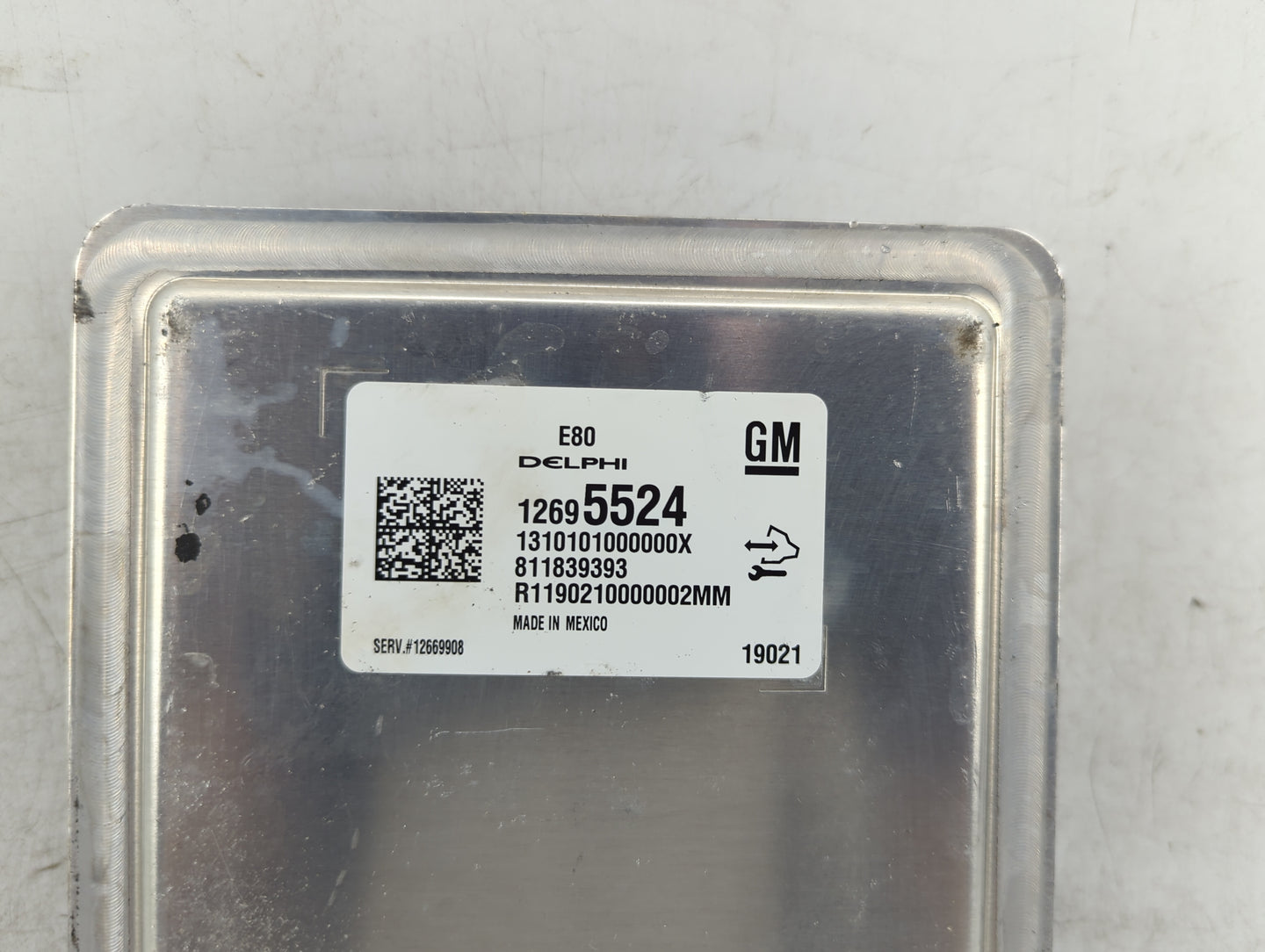 2019 Buick Cascada PCM Engine Control Computer ECU ECM PCU OEM P/N:12695524 Fits Fits 2017 2018 2020 2021 2022 OEM Used Auto