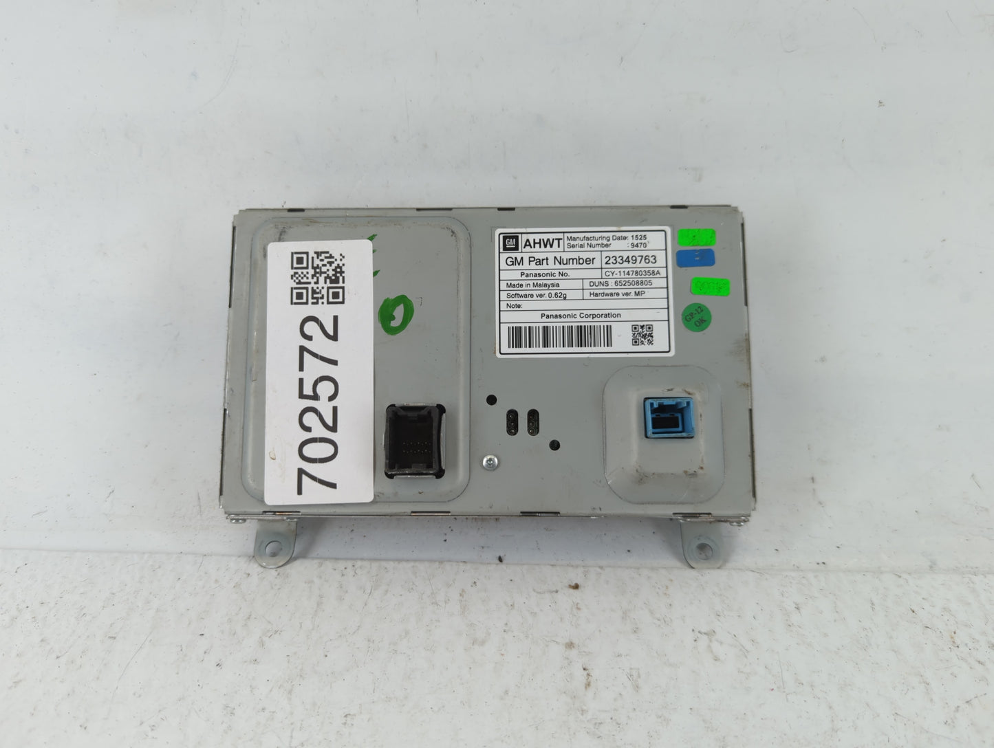 2016-2019 Buick Cascada Information Display Screen - Oemusedautoparts1.com