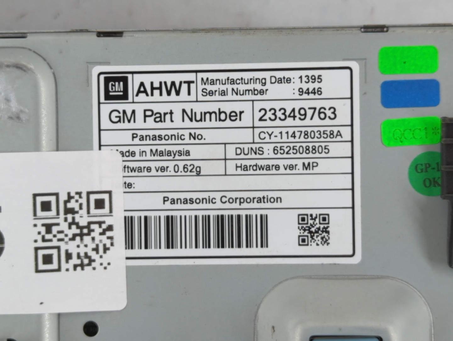 2016-2019 Buick Cascada Information Display Screen 719795 - Oemusedautoparts1.com