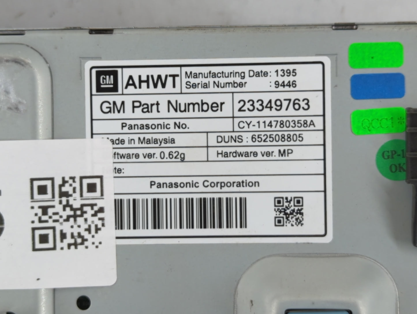2016-2019 Buick Cascada Information Display Screen 719795 - Oemusedautoparts1.com