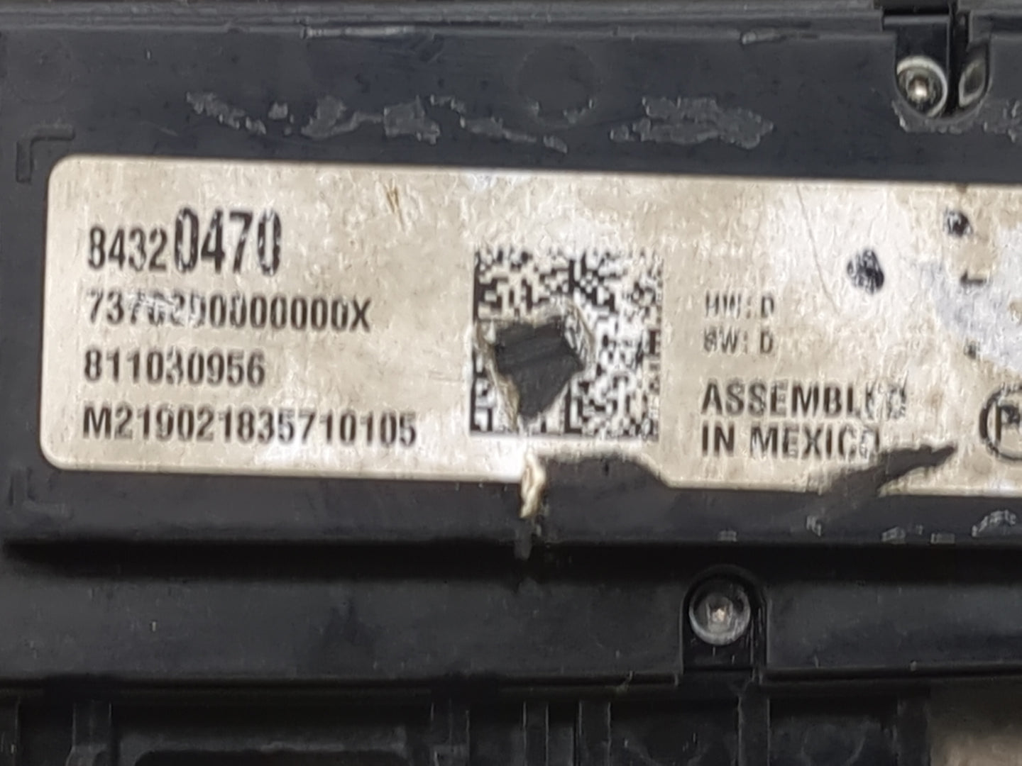 2018-2020 Buick Enclave Climate Control Module Temperature AC/Heater Replacement P/N:84320470 Fits Fits 2018 2019 2020 OEM U