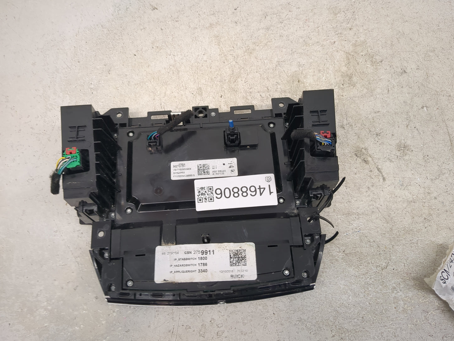 2018-2019 Buick Enclave Radio AM FM Cd Player Receiver Replacement P/N:84520791 13511533341368881B Fits Fits 2018 2019 OEM U