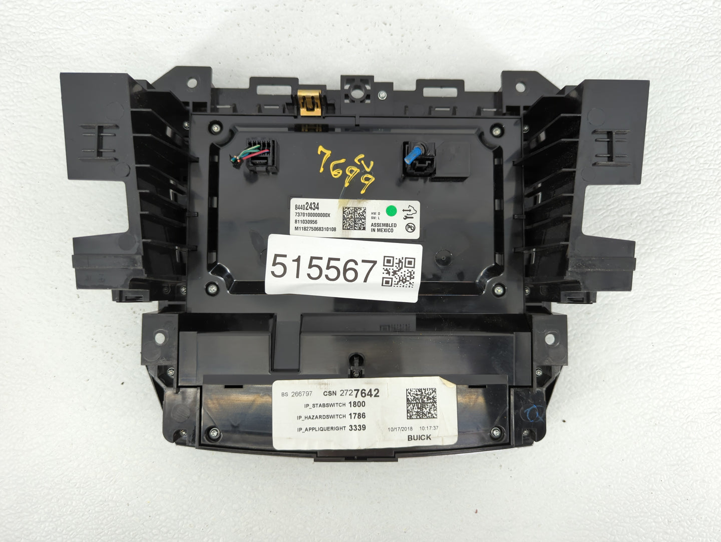 2018-2019 Buick Enclave Am Fm Cd Player Radio Receiver - Oemusedautoparts1.com