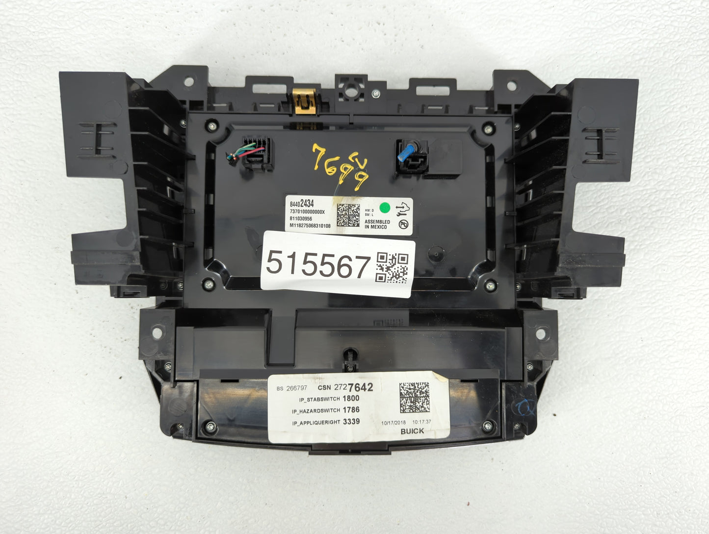 2018-2019 Buick Enclave Am Fm Cd Player Radio Receiver - Oemusedautoparts1.com