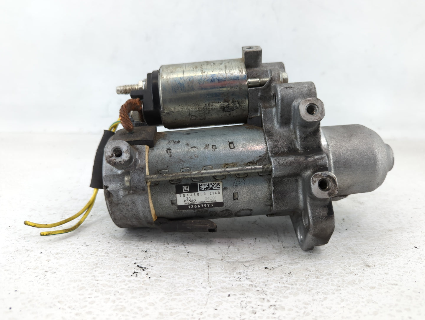 2018-2020 Buick Enclave Car Starter Motor Solenoid OEM P/N:12667973 Fits Fits 2016 2017 2018 2019 2020 2021 2022 OEM Used Au