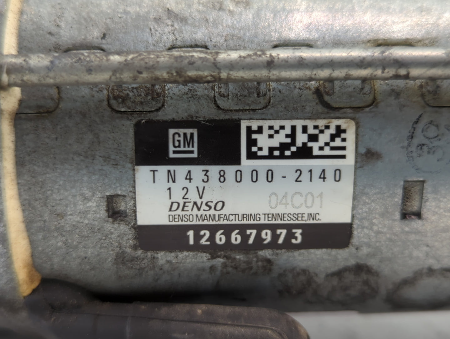 2018-2020 Buick Enclave Car Starter Motor Solenoid OEM P/N:12667973 Fits Fits 2016 2017 2018 2019 2020 2021 2022 OEM Used Au