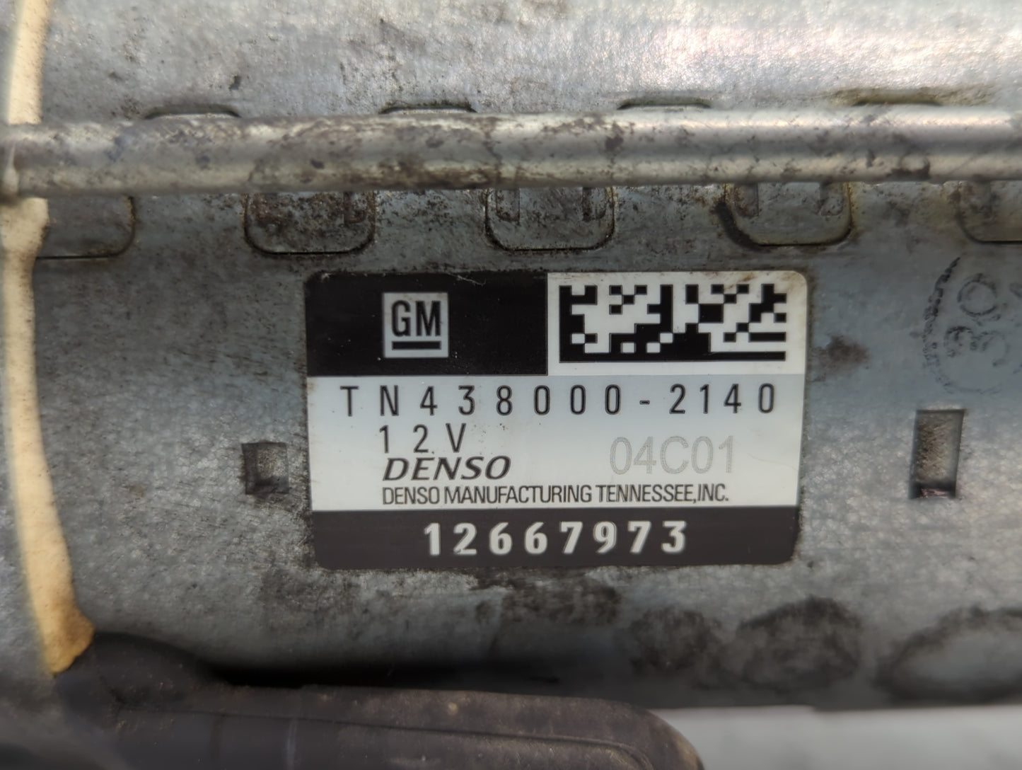 2018-2020 Buick Enclave Car Starter Motor Solenoid OEM P/N:12667973 Fits Fits 2016 2017 2018 2019 2020 2021 2022 OEM Used Au