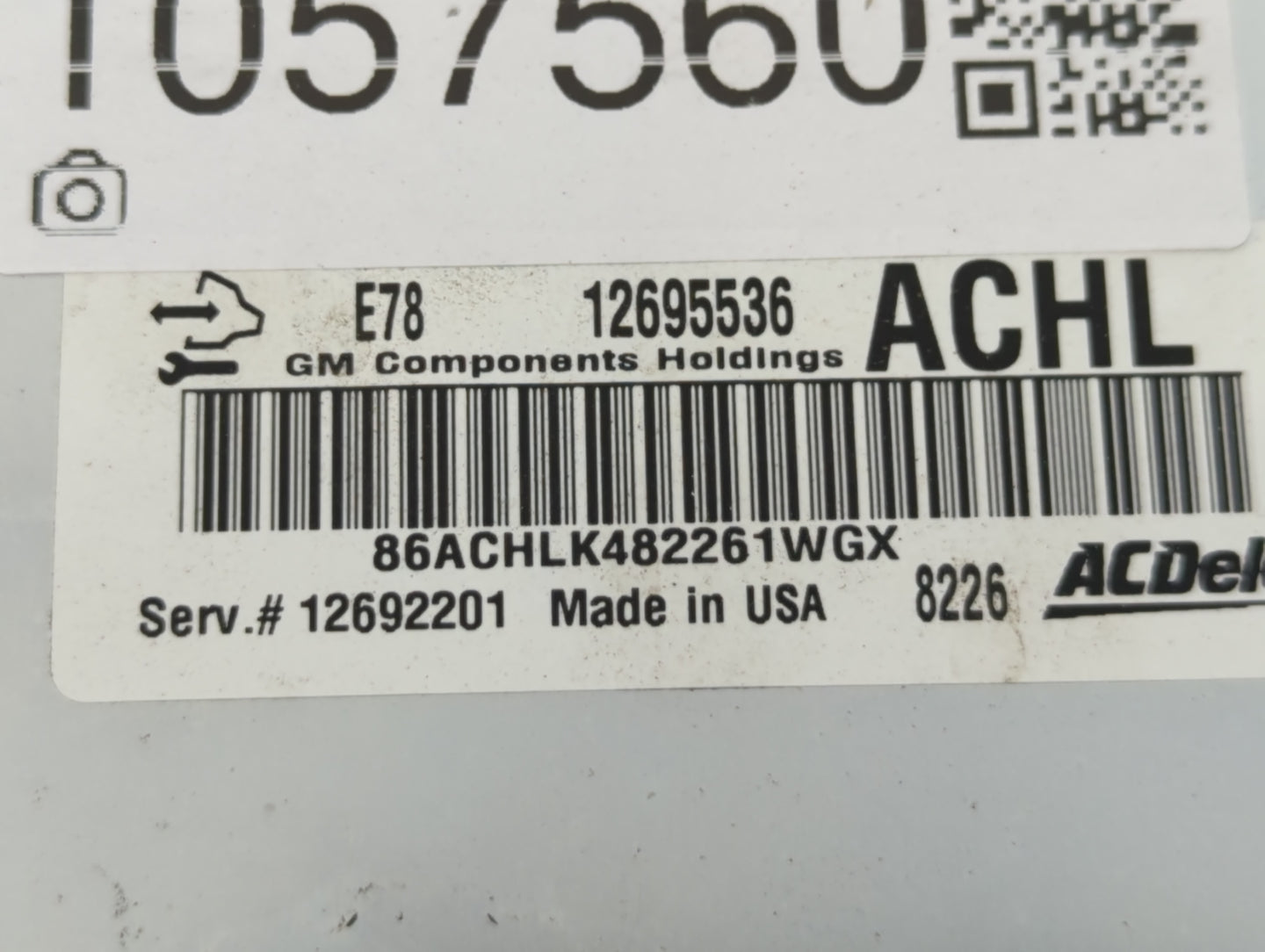 2017-2021 Buick Encore PCM Engine Control Computer ECU ECM PCU OEM P/N:12695536 Fits Fits 2017 2018 2019 2020 2021 OEM Used 