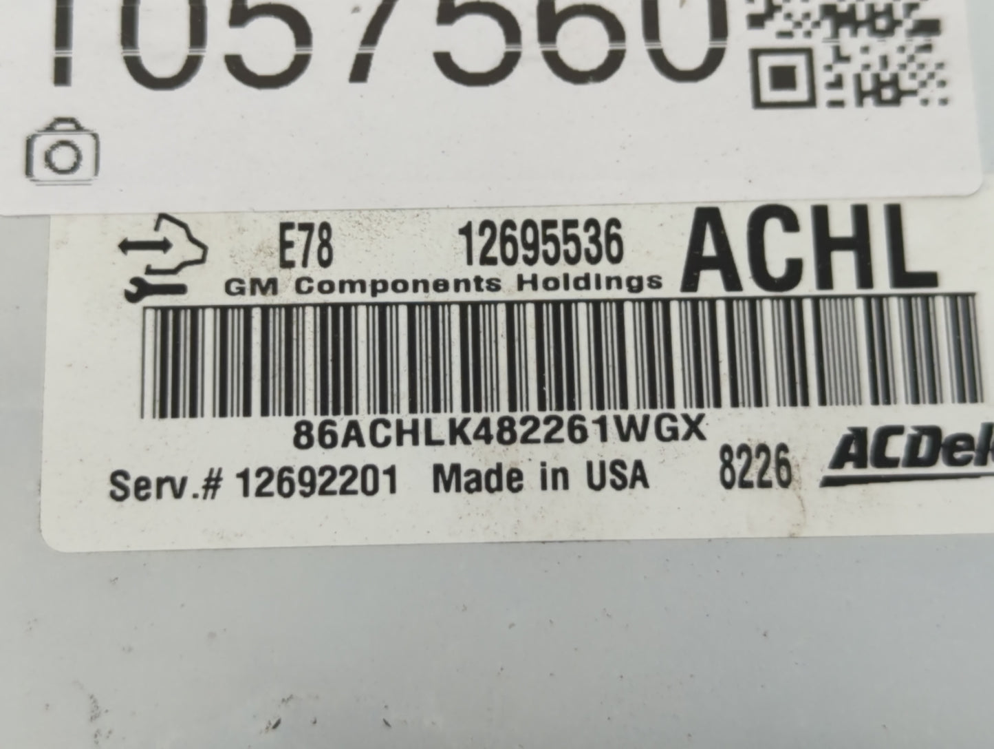 2017-2021 Buick Encore PCM Engine Control Computer ECU ECM PCU OEM P/N:12695536 Fits Fits 2017 2018 2019 2020 2021 OEM Used 