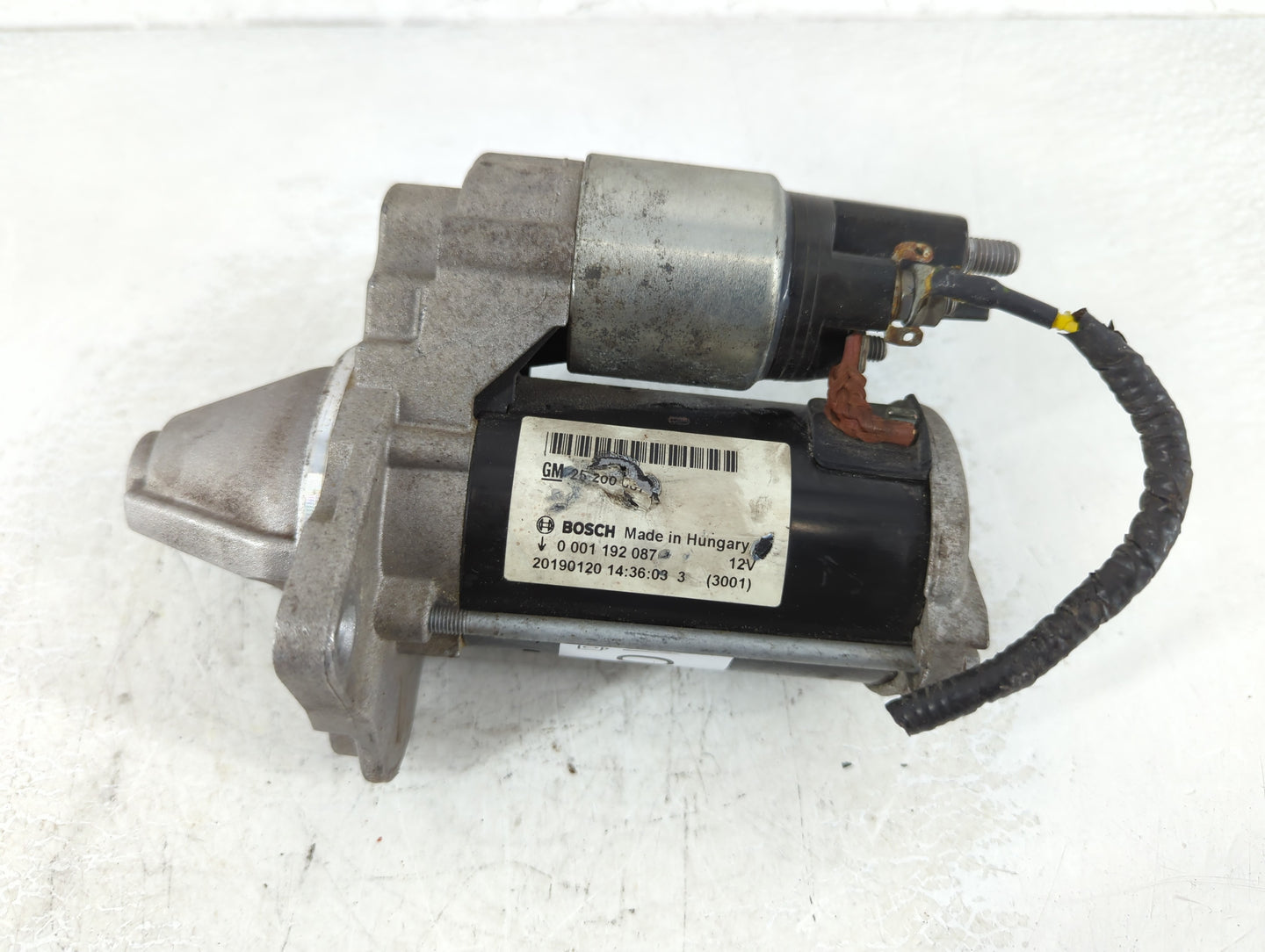 2014-2021 Buick Encore Car Starter Motor Solenoid OEM P/N:0 001 192 087 20190120 Fits Fits 2014 2015 2016 2017 2018 2019 202