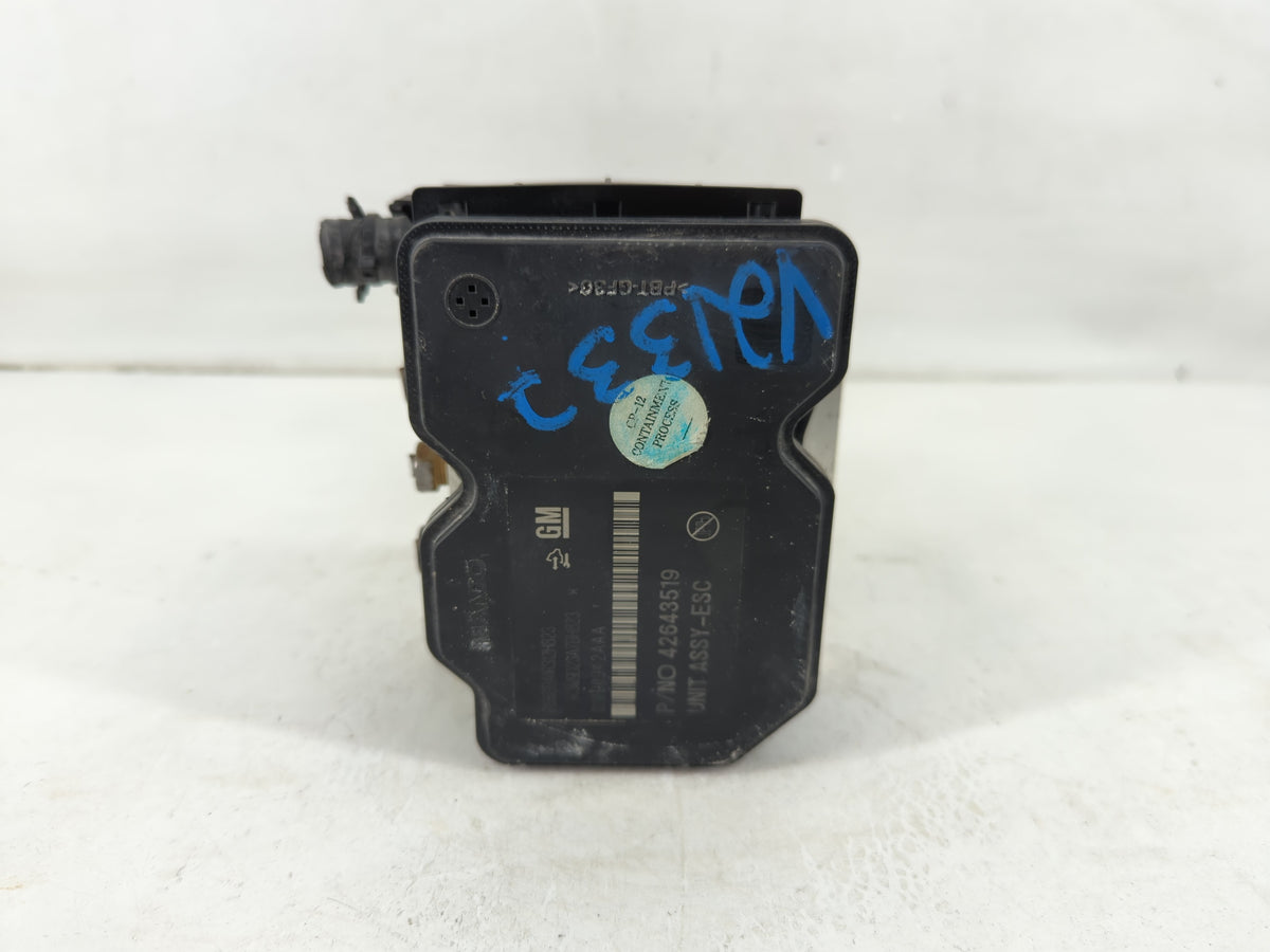 2017-2021 Buick Encore Anti-Lock Brake ABS Pump Module Actuator OEM P/N:42643519 Fits Fits 2017 2018 2019 2020 2021 OEM Used