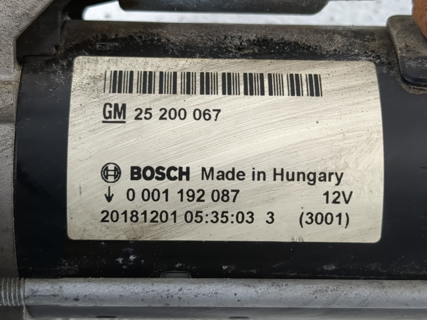 2014-2021 Buick Encore Car Starter Motor Solenoid OEM P/N:25 200 067 Fits Fits 2014 2015 2016 2017 2018 2019 2020 2021 OEM U