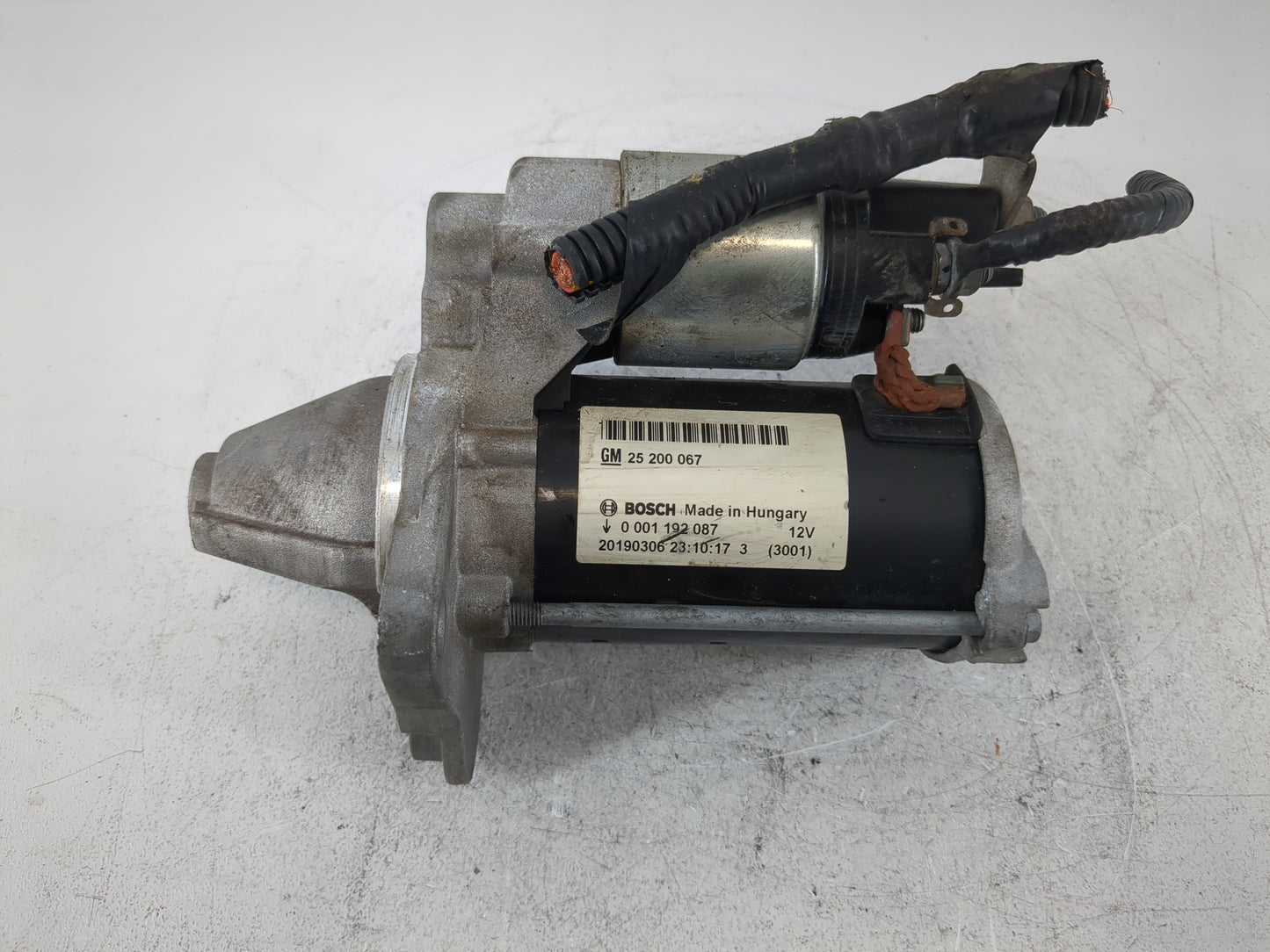 2014-2021 Buick Encore Car Starter Motor Solenoid OEM P/N:0 001 192 087 GM 25 200 067 Fits OEM Used Auto Parts - Oemusedauto
