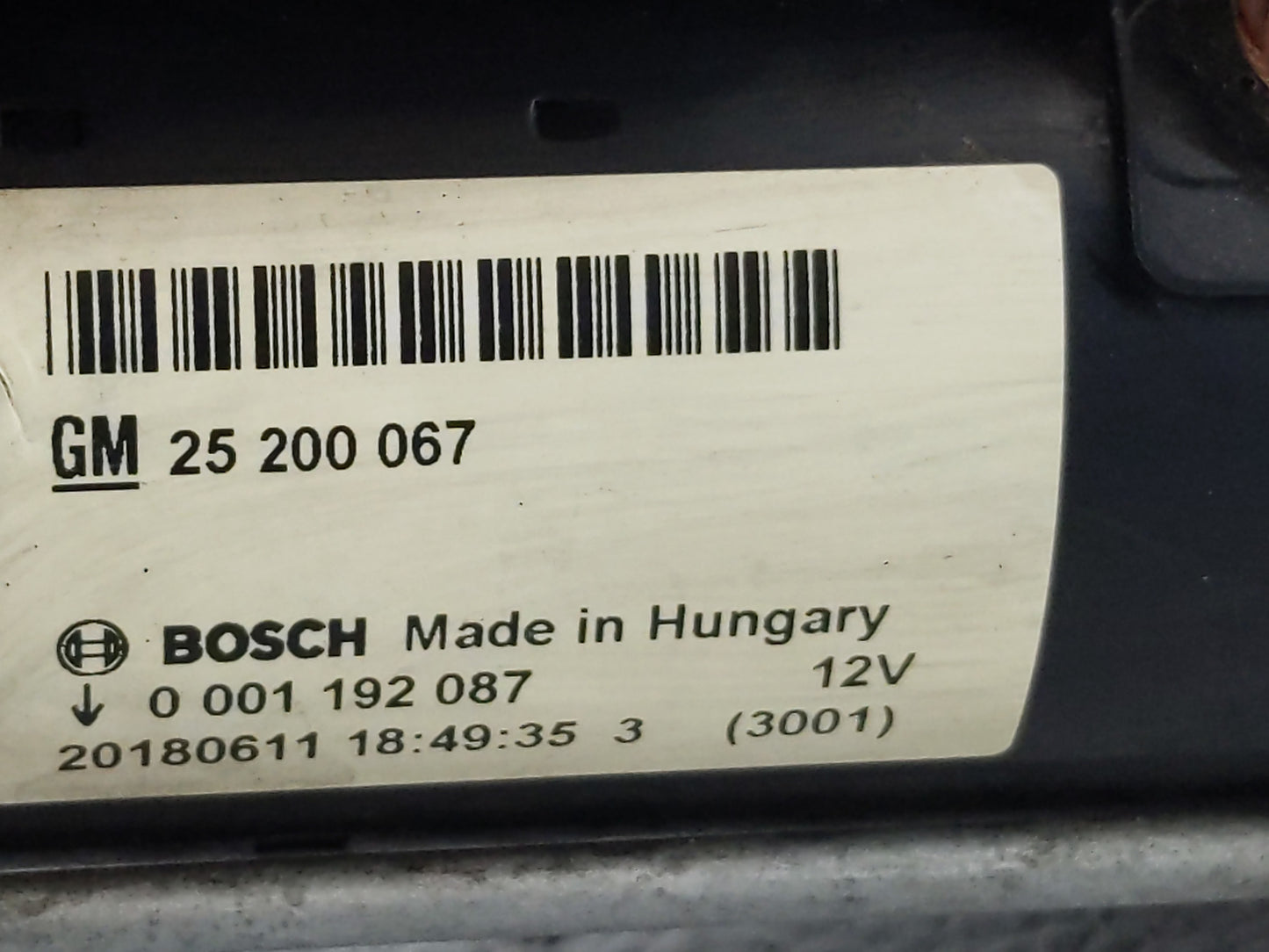 2014-2021 Buick Encore Car Starter Motor Solenoid OEM P/N:25 200 067 Fits Fits 2014 2015 2016 2017 2018 2019 2020 2021 OEM U