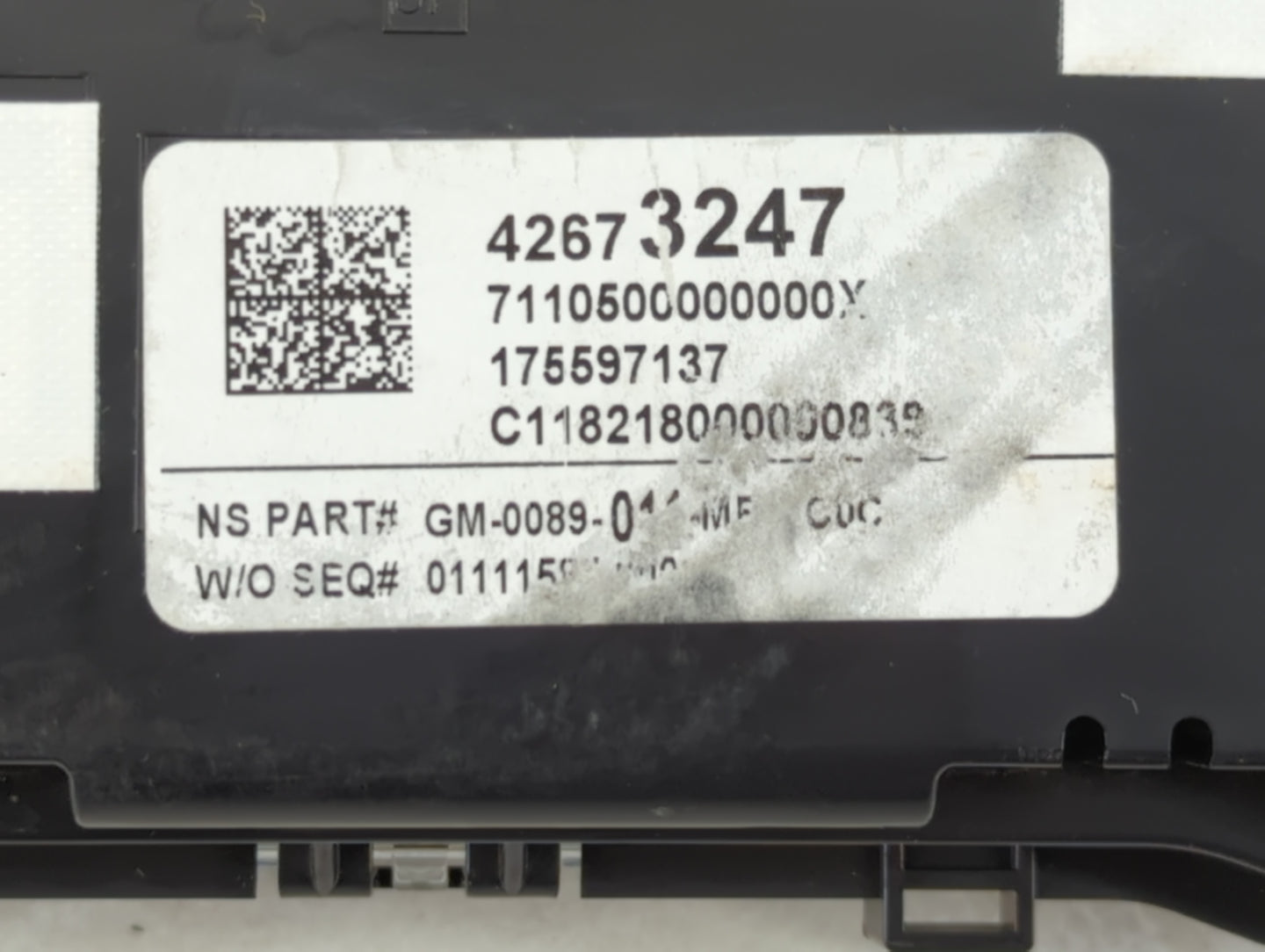 2019-2021 Buick Encore Instrument Cluster Speedometer Gauges P/N:42673247 Fits Fits 2019 2020 2021 OEM Used Auto Parts - Oem
