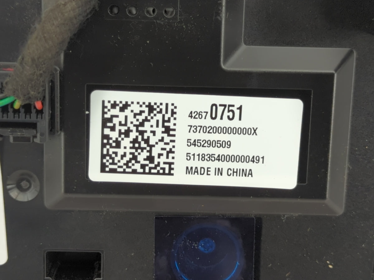 Buick Encore Information Display Screen 1389109 - Oemusedautoparts1.com