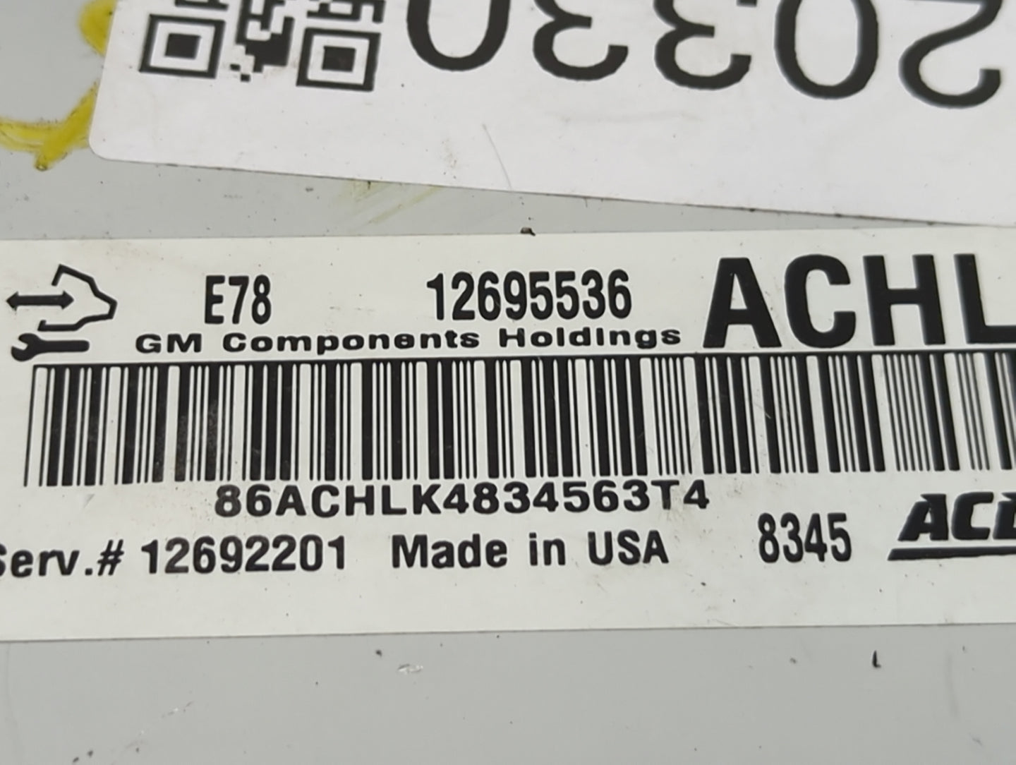 2017-2021 Buick Encore PCM Engine Control Computer ECU ECM PCU OEM P/N:12695536 12692201 Fits Fits 2017 2018 2019 2020 2021 