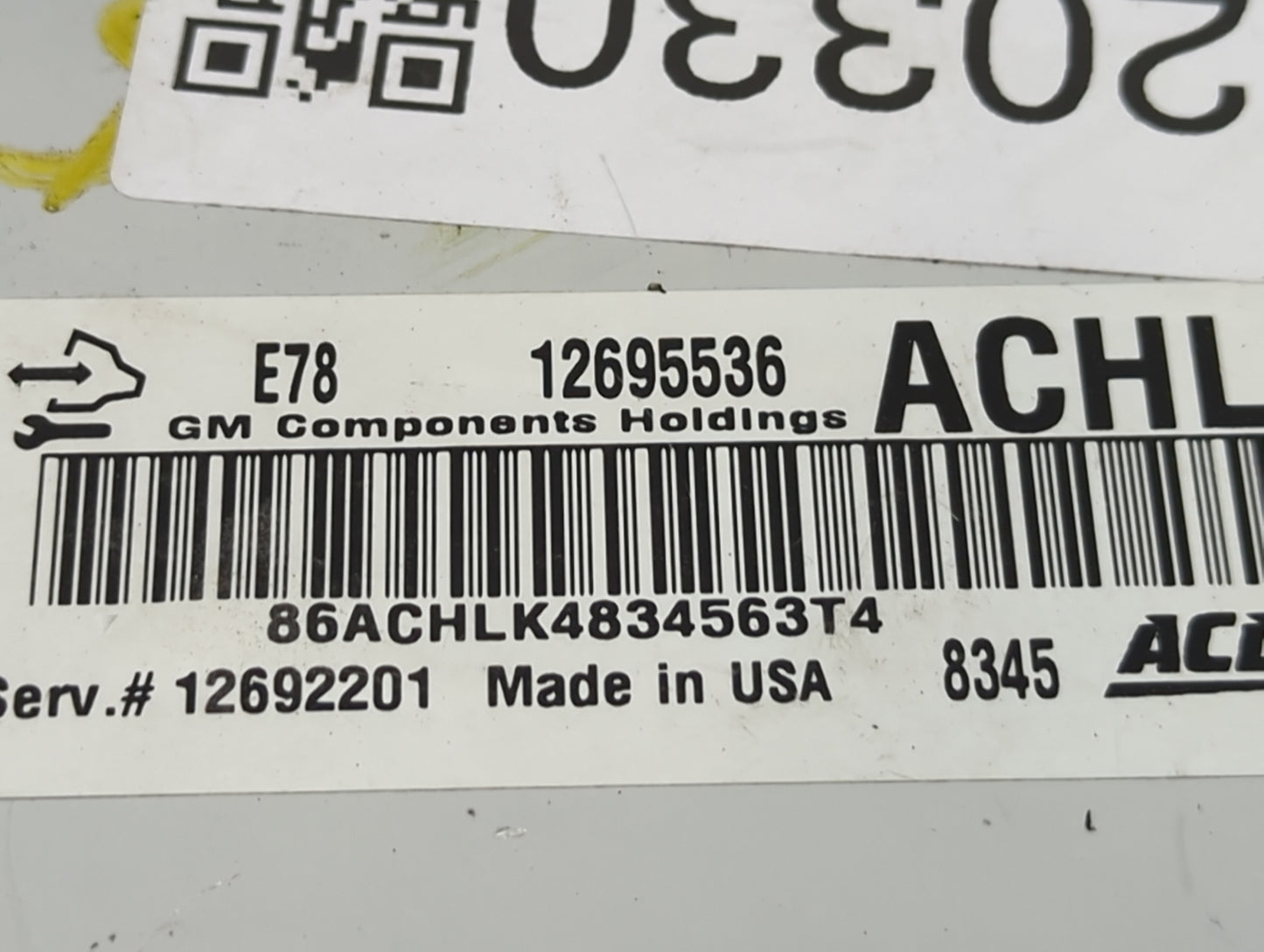 2017-2021 Buick Encore PCM Engine Control Computer ECU ECM PCU OEM P/N:12695536 12692201 Fits Fits 2017 2018 2019 2020 2021 