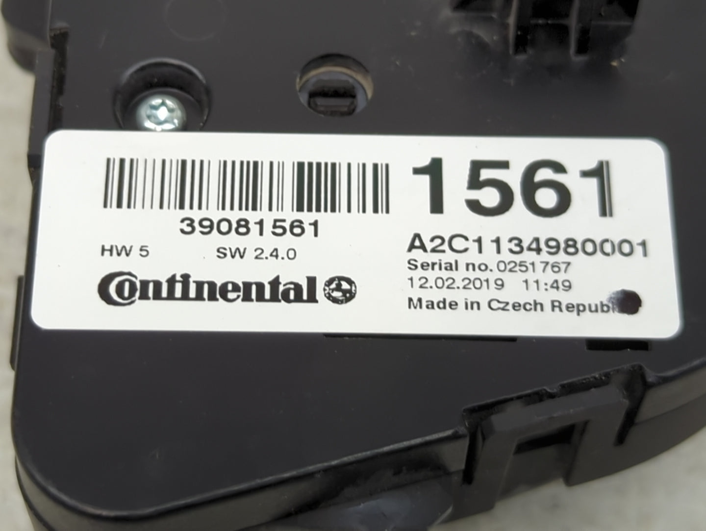 2019 Buick Encore Climate Control Module Temperature AC/Heater Replacement P/N:A2C11349800-01 39081561 Fits OEM Used Auto Pa