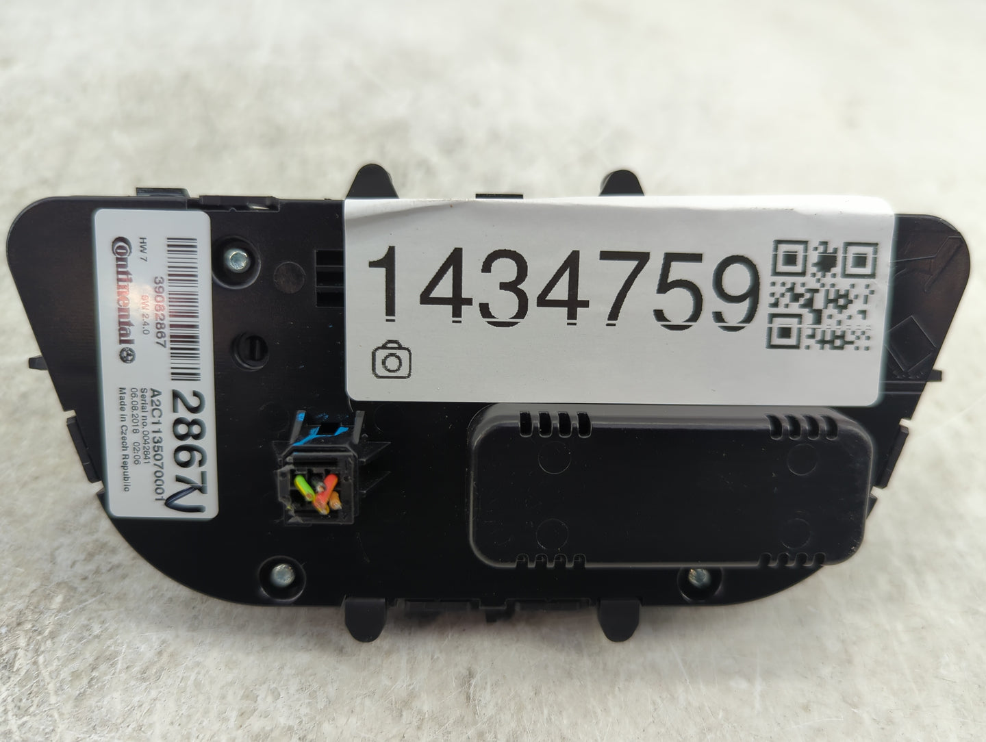 2017-2020 Buick Encore Climate Control Module Temperature AC/Heater Replacement P/N:39082867 A2C113507000I Fits OEM Used Aut