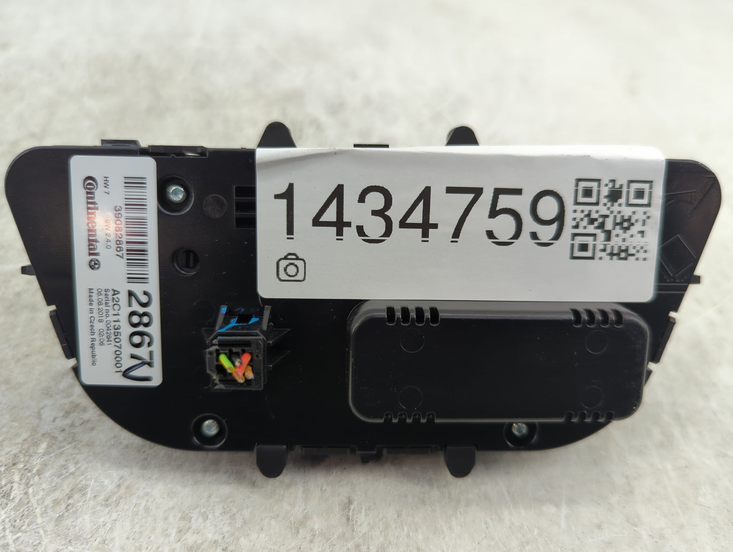 2017-2020 Buick Encore Climate Control Module Temperature AC/Heater Replacement P/N:39082867 A2C113507000I Fits OEM Used Aut