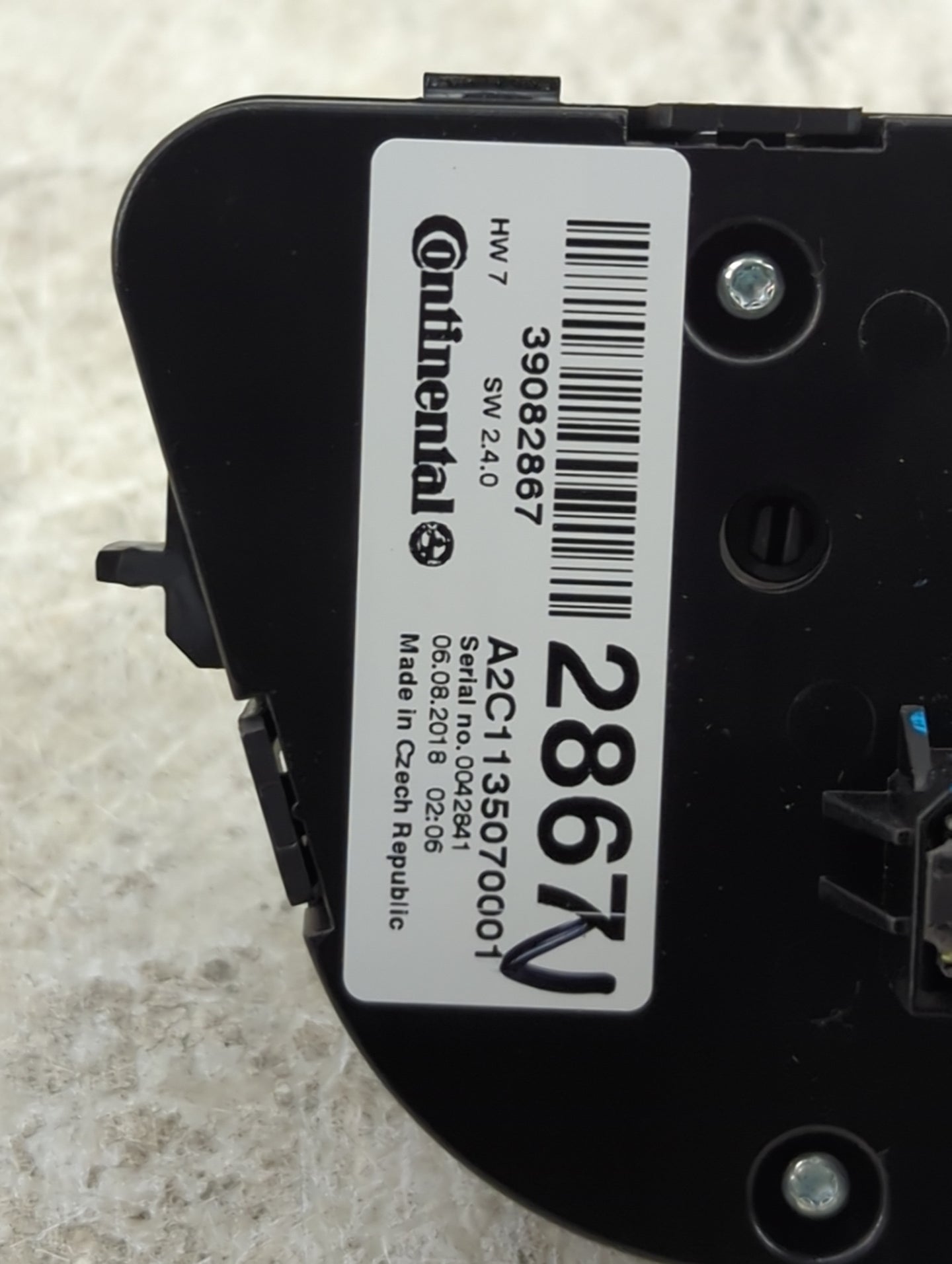 2017-2020 Buick Encore Climate Control Module Temperature AC/Heater Replacement P/N:39082867 A2C113507000I Fits OEM Used Aut