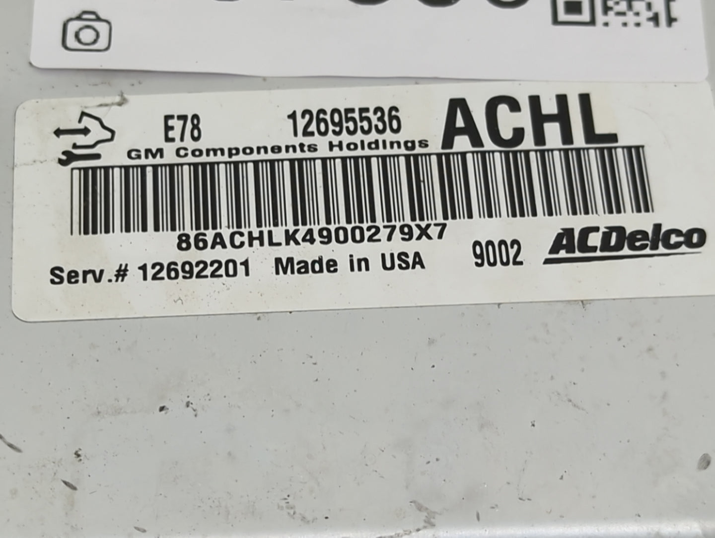 2017-2021 Buick Encore PCM Engine Control Computer ECU ECM PCU OEM P/N:12695536 Fits Fits 2017 2018 2019 2020 2021 OEM Used 