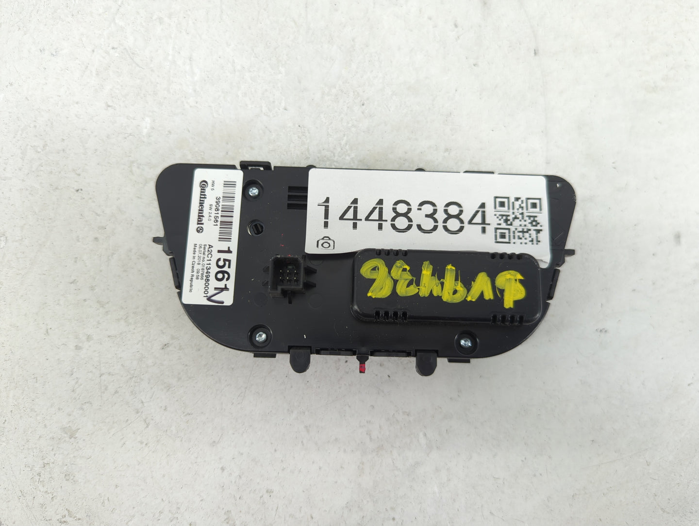 2017-2021 Buick Encore Climate Control Module Temperature AC/Heater Replacement P/N:39081561 A2C1134980001 Fits OEM Used Aut
