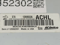 2017-2021 Buick Encore PCM Engine Control Computer ECU ECM PCU OEM P/N:12695536 12692201, E78 Fits Fits 2017 2018 2019 2020 