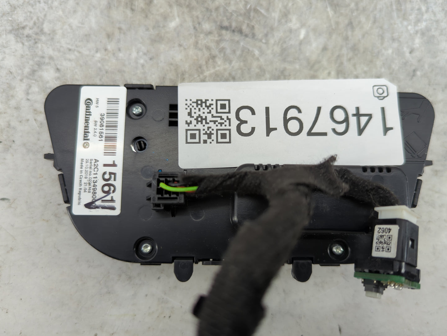 2017-2021 Buick Encore Climate Control Module Temperature AC/Heater Replacement P/N:39081561 A2C11349800 Fits OEM Used Auto 
