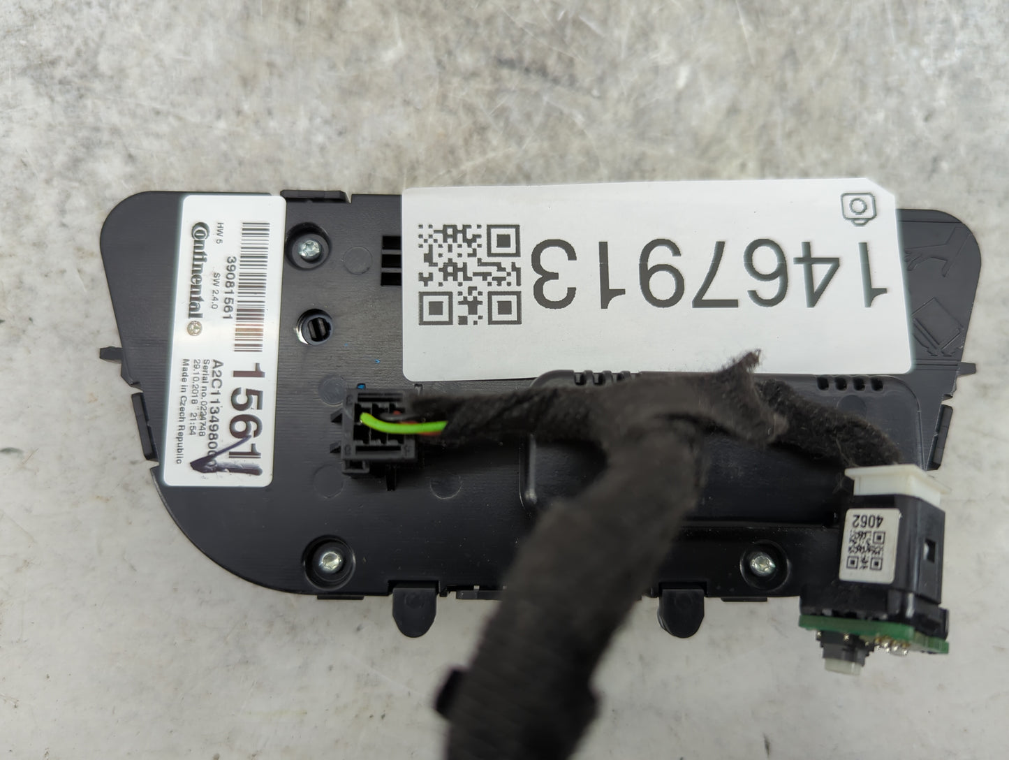 2017-2021 Buick Encore Climate Control Module Temperature AC/Heater Replacement P/N:39081561 A2C11349800 Fits OEM Used Auto 