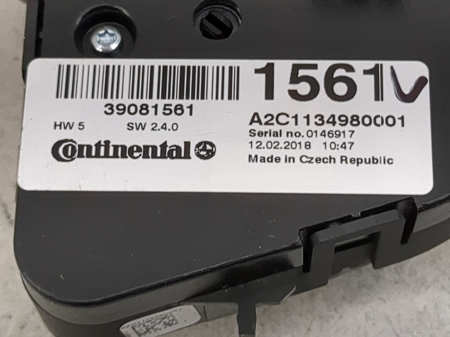 2017-2021 Buick Encore Climate Control Module Temperature AC/Heater Replacement P/N:39081561 A2C1134980001 Fits OEM Used Aut