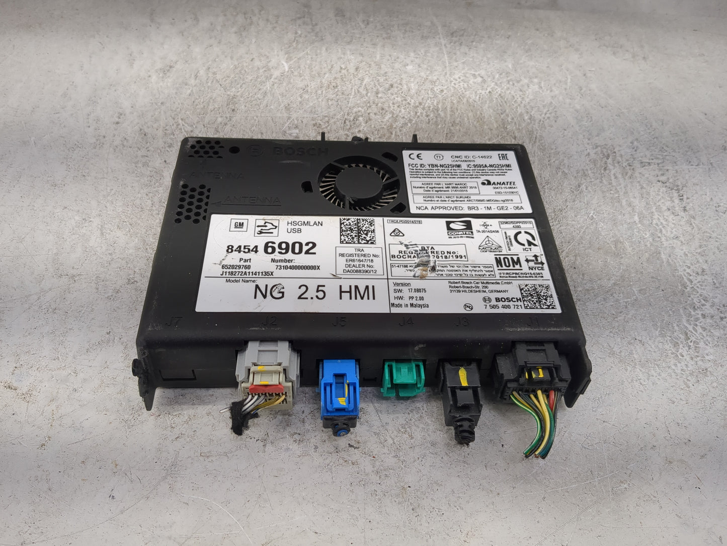 2018-2020 Buick Encore Radio AM FM Cd Player Receiver Replacement P/N:84546902 652029760, 7310400000000X Fits Fits 2018 2019