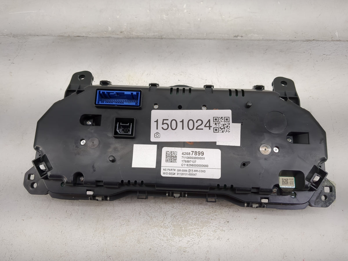 2019-2021 Buick Encore Instrument Cluster Speedometer Gauges P/N:42687899 GM-0089-011-MR-CD0D Miles: Fits Fits 2019 2020 202