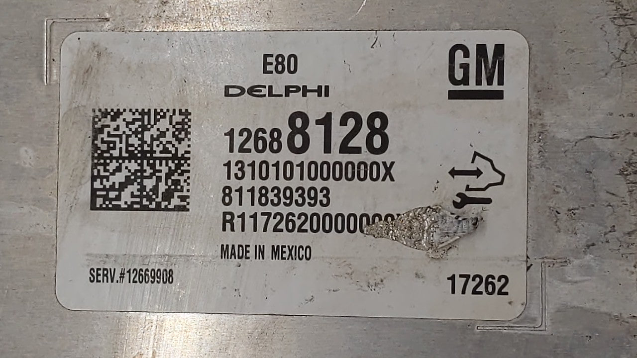2019 Buick Encore PCM Engine Control Computer ECU ECM PCU OEM P/N:12676683 12697837, 12700116, 12683660 Fits Fits 2017 2018 