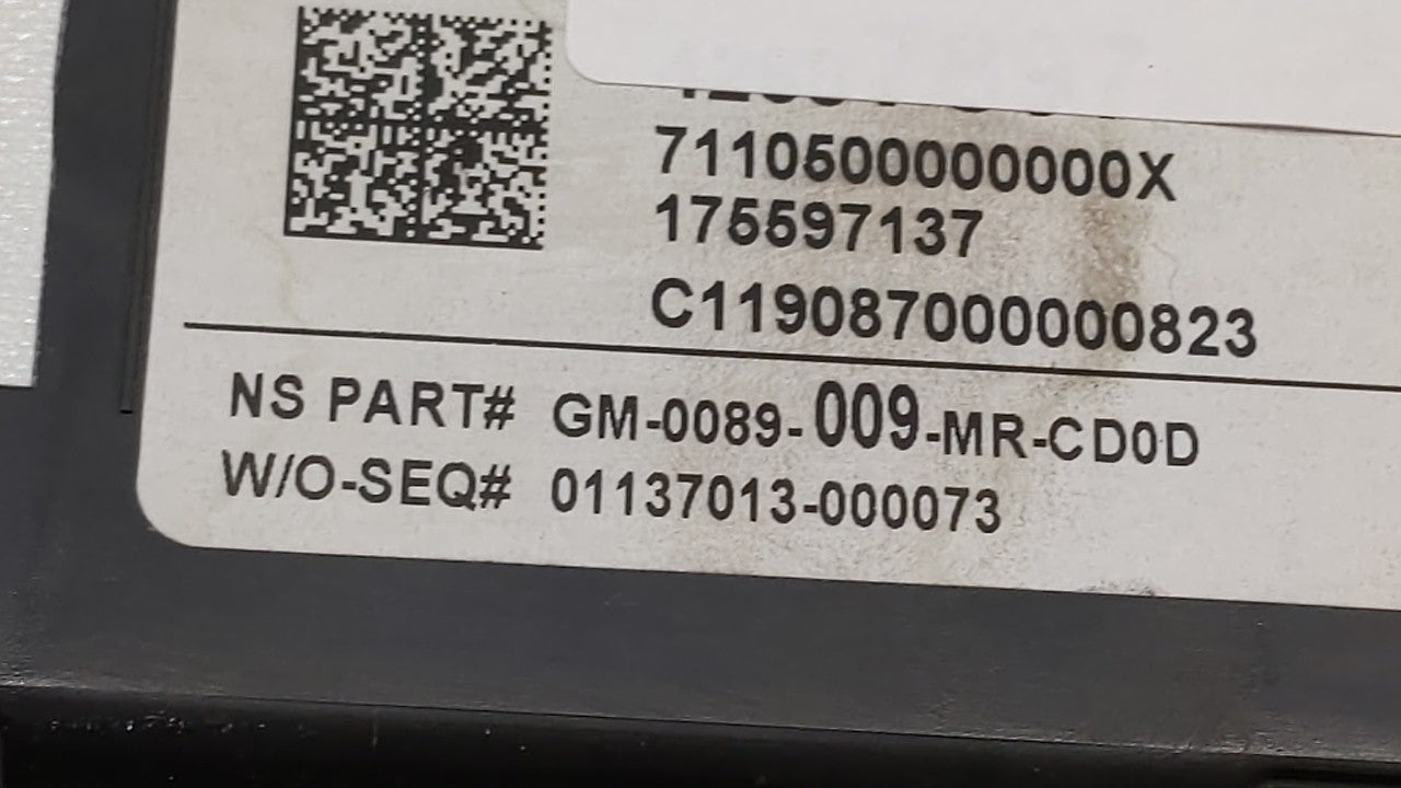 2019 Buick Encore Instrument Cluster Speedometer Gauges P/N:42687899 42673247 Fits OEM Used Auto Parts - Oemusedautoparts1.c