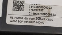 2019 Buick Encore Instrument Cluster Speedometer Gauges P/N:42687899 42673247 Fits OEM Used Auto Parts - Oemusedautoparts1.c