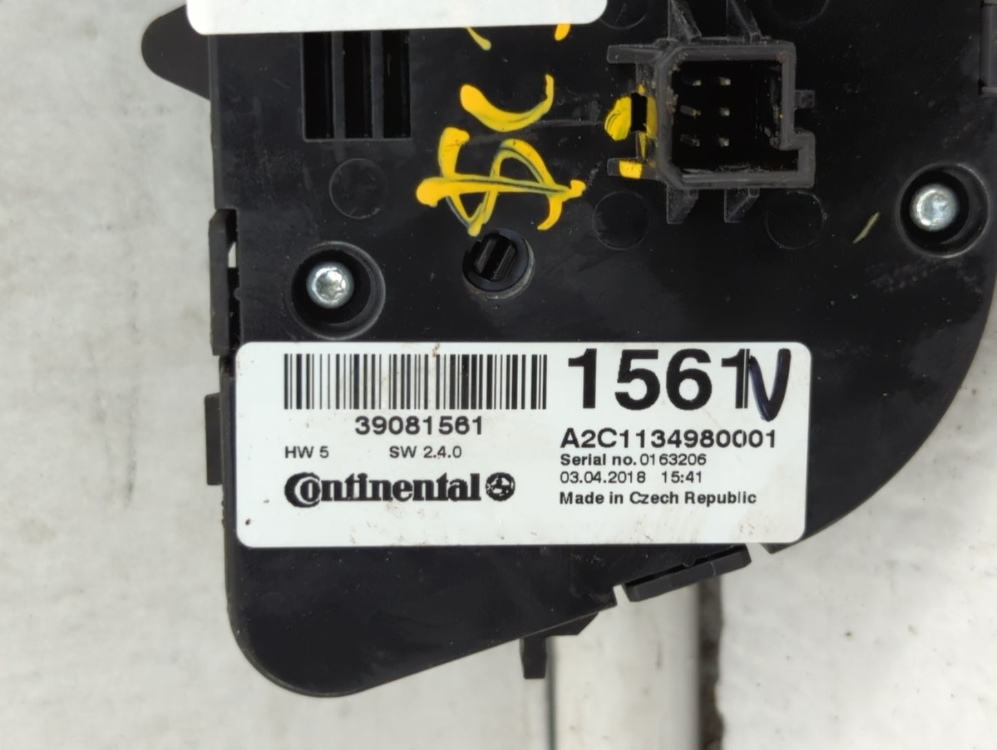 2017-2021 Buick Encore Climate Control Module Temperature AC/Heater Replacement P/N:39081581 39081561 Fits OEM Used Auto Par